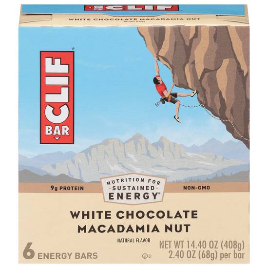 Clif Bar White Chocolate Macadamia Nut Energy Bar ( 6 ct)