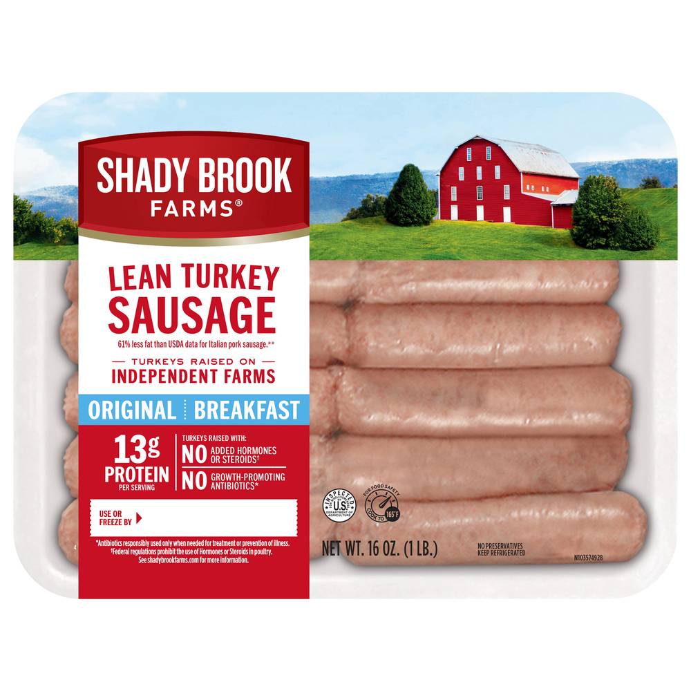 Shady Brook Farms Original Breakfast Lean Turkey Sausage