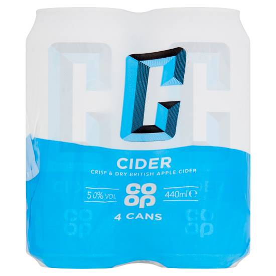 Co-Op Cider Cans 4 X 440ml