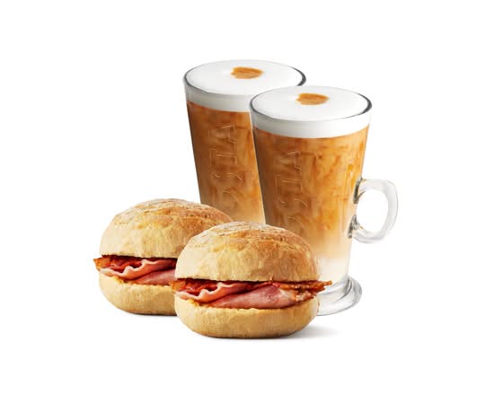 Breakfast Bap Meal For 2