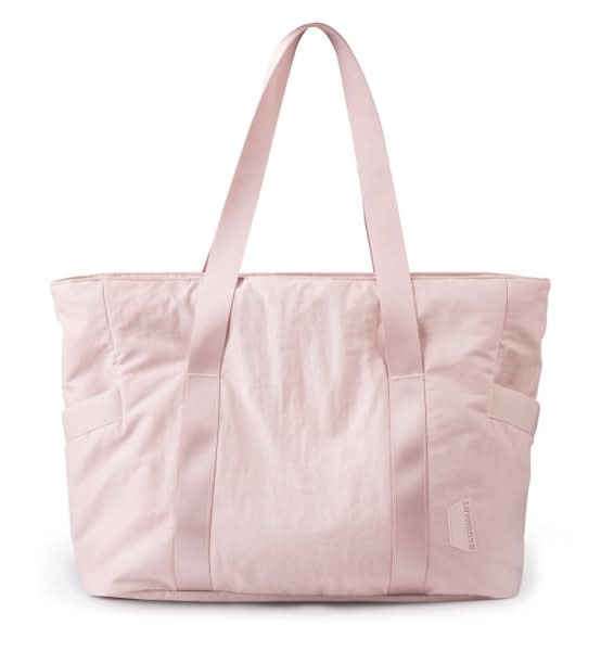 BAGSMART Nylon Zoraesque Tote, 12-1/2"H x 15-1/4"W x 6"D, Pink