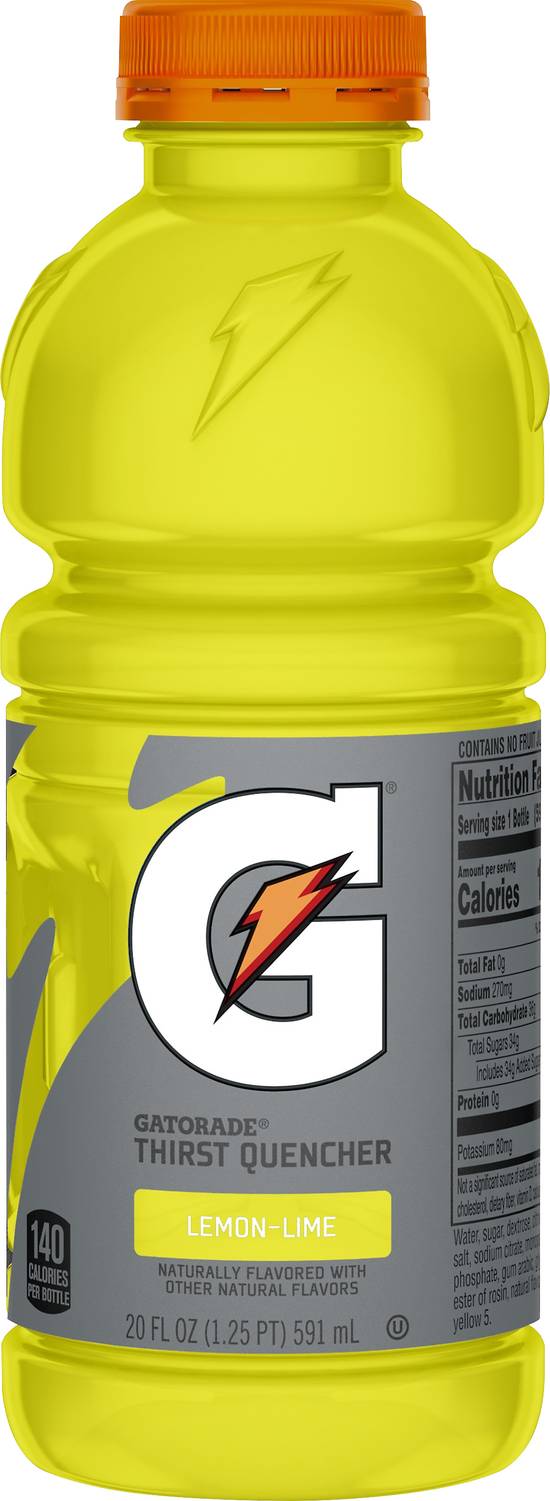 Gatorade Lemon-Lime Flavor Thirst Quencher (20 fl oz)