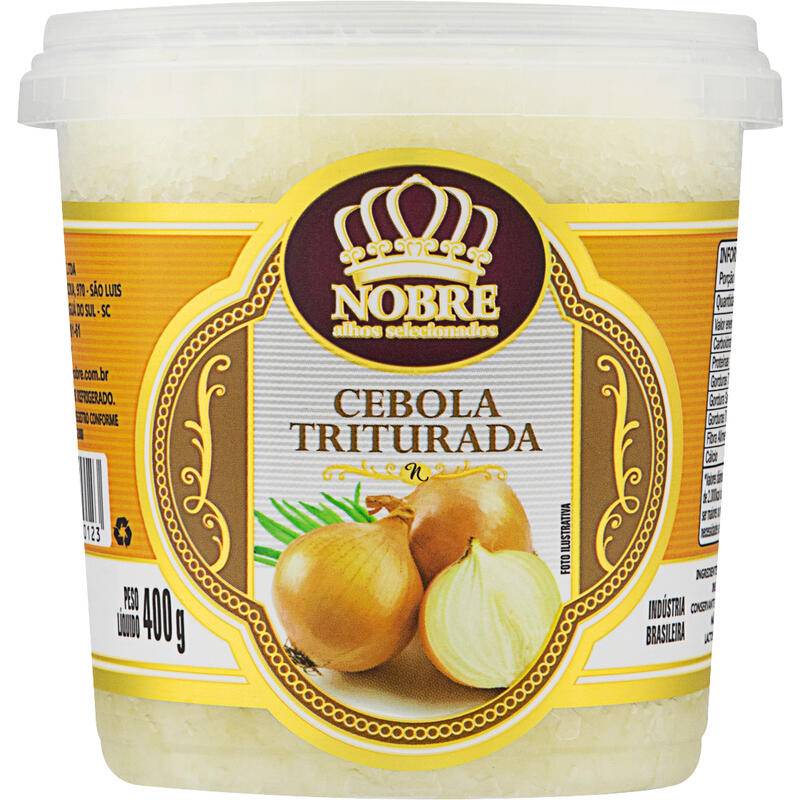 Dom nobre cebola triturada sem sal (400g)