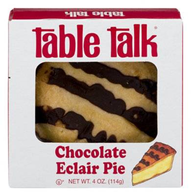 Table Talk Chocolate Eclair Pie