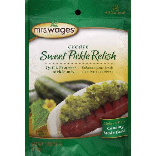 Mrs. Wages Create Sweet Pickle Relish Mix (3.9 oz)