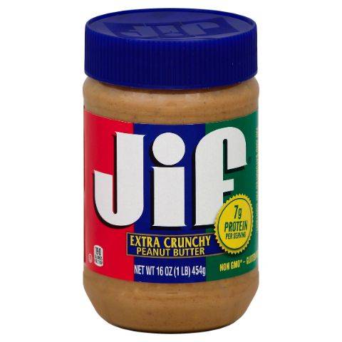 Jif Peanut Butter Crunchy 16oz