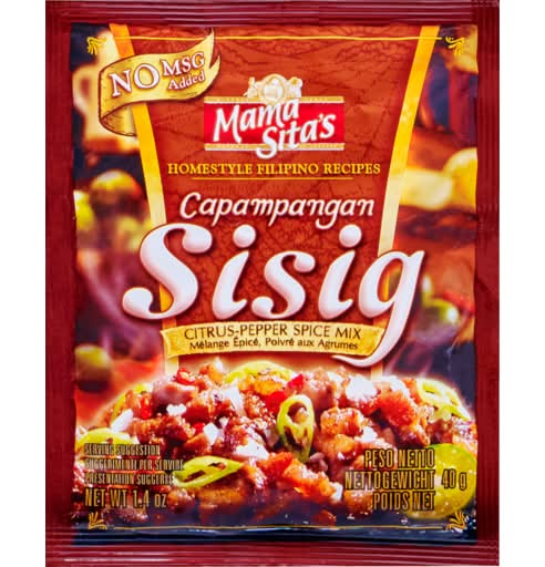 Mama Sita's Sisig Citrus-Pepper Spice Mix 40g