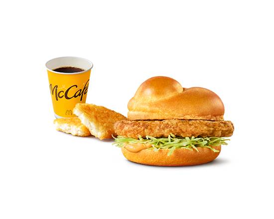 チキンタツタ 朝マックセット Chicken Tatsuta Breakfast Set