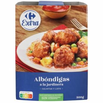 Albóndigas a la jardinera Extra Carrefour 300 g.