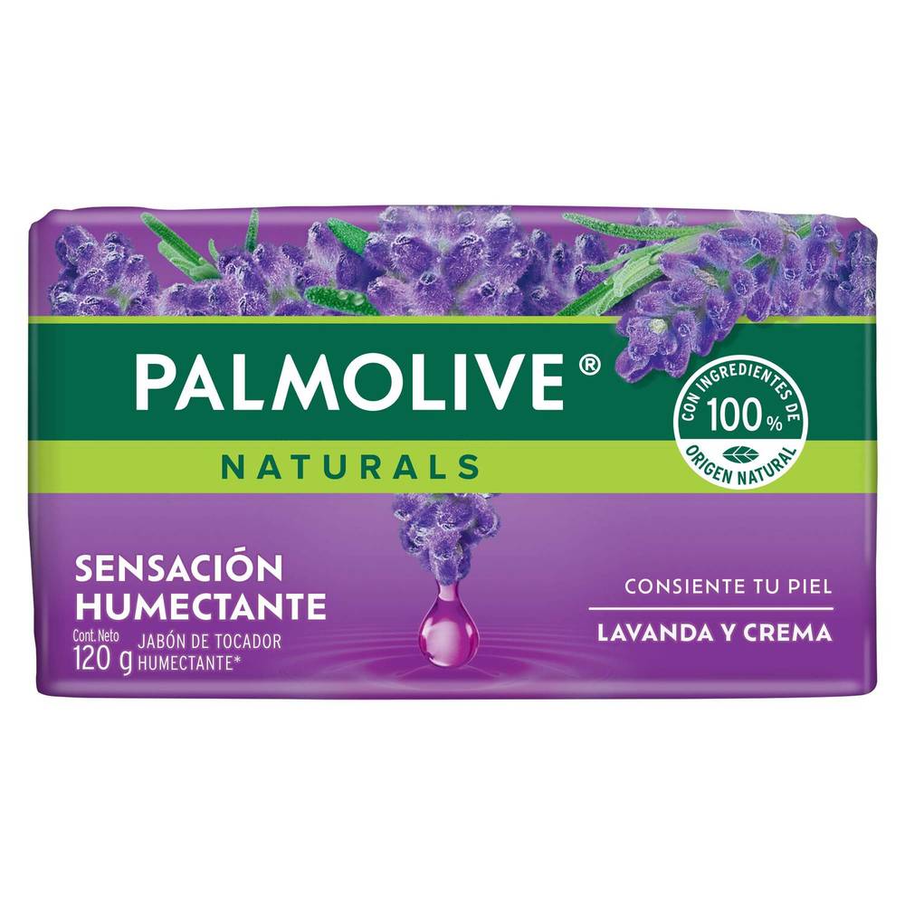 Palmolive · Jabón naturals lavanda y crema