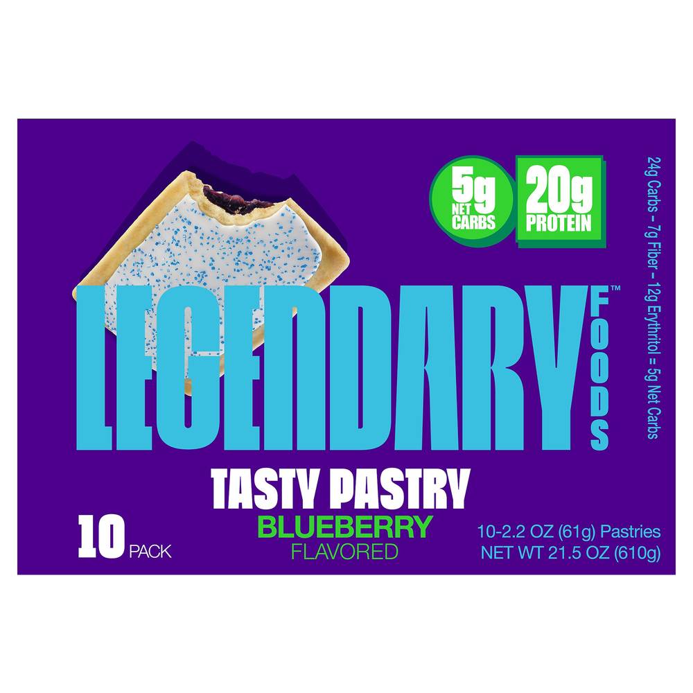 Legendary Foods Tasty Pastry (blueberry ) (10 ct)