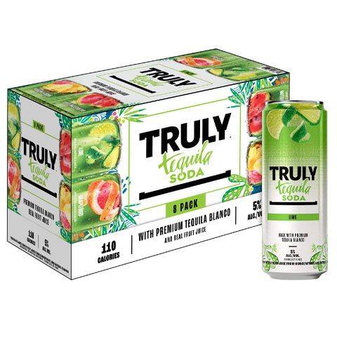 Truly Tequila Soda Variety 8 Pack 12oz Can Box