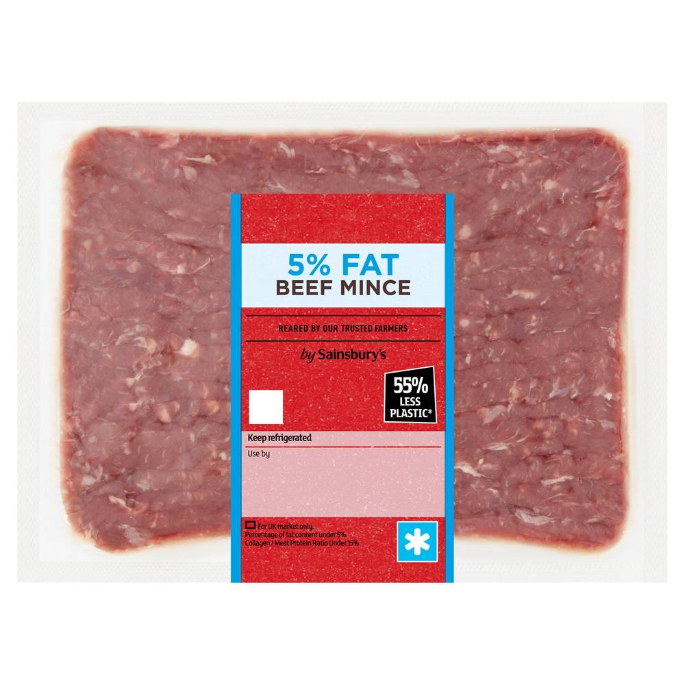 Sainsbury's British or Irish 5% Fat Beef Mince 500g