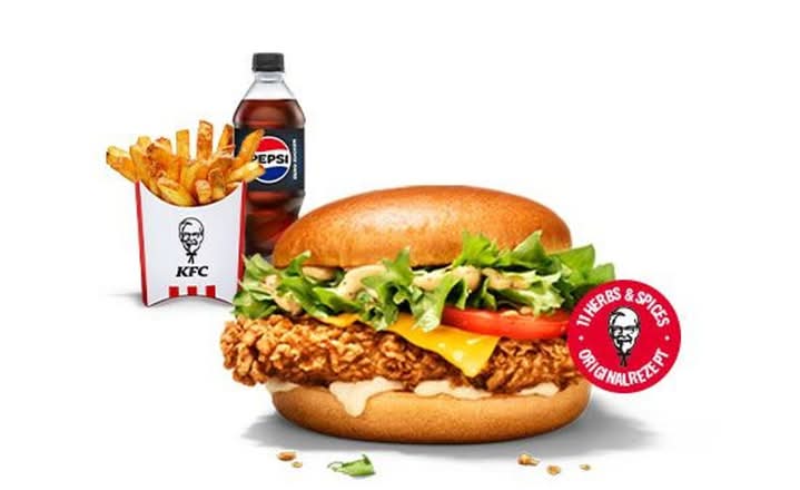 Colonel Original Burger Menü