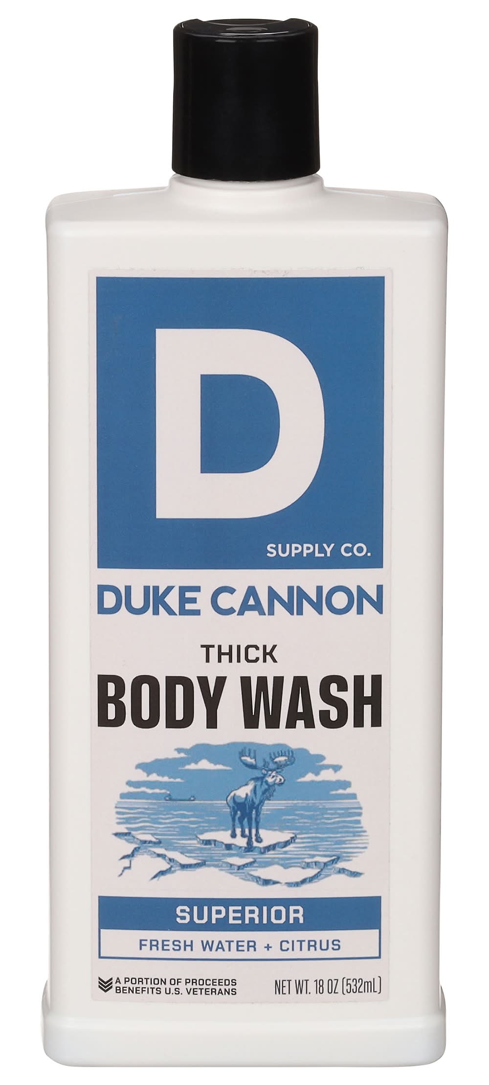Duke Cannon Thick Superior Body Wash, Citrus (18 fl oz)