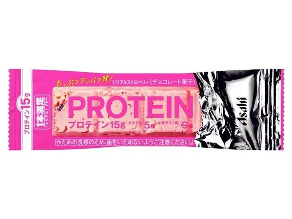 アサヒ １本満足バー プロテインストロベリー