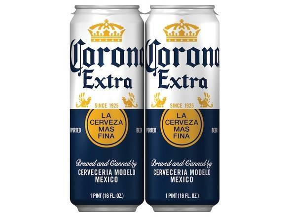 Corona Extra Mexican Lager Beer (2 pack, 16 fl oz)