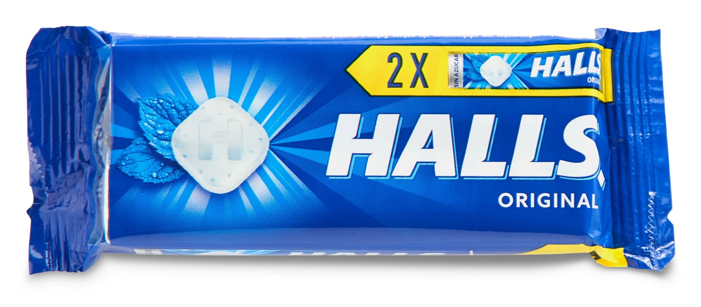 Caramelos Sabor Eucalipto Halls Bolsa 2 X 32 G