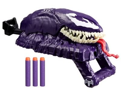 Nerf Marvel Spider-Man Versus Venom Strike Blaster Toy For Ages 5+