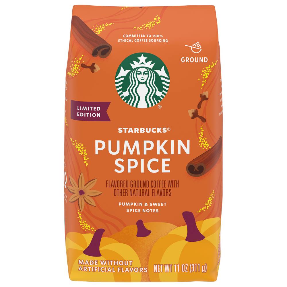 Starbucks Pumpkin Spice Flavoured Ground Coffee (11 oz)