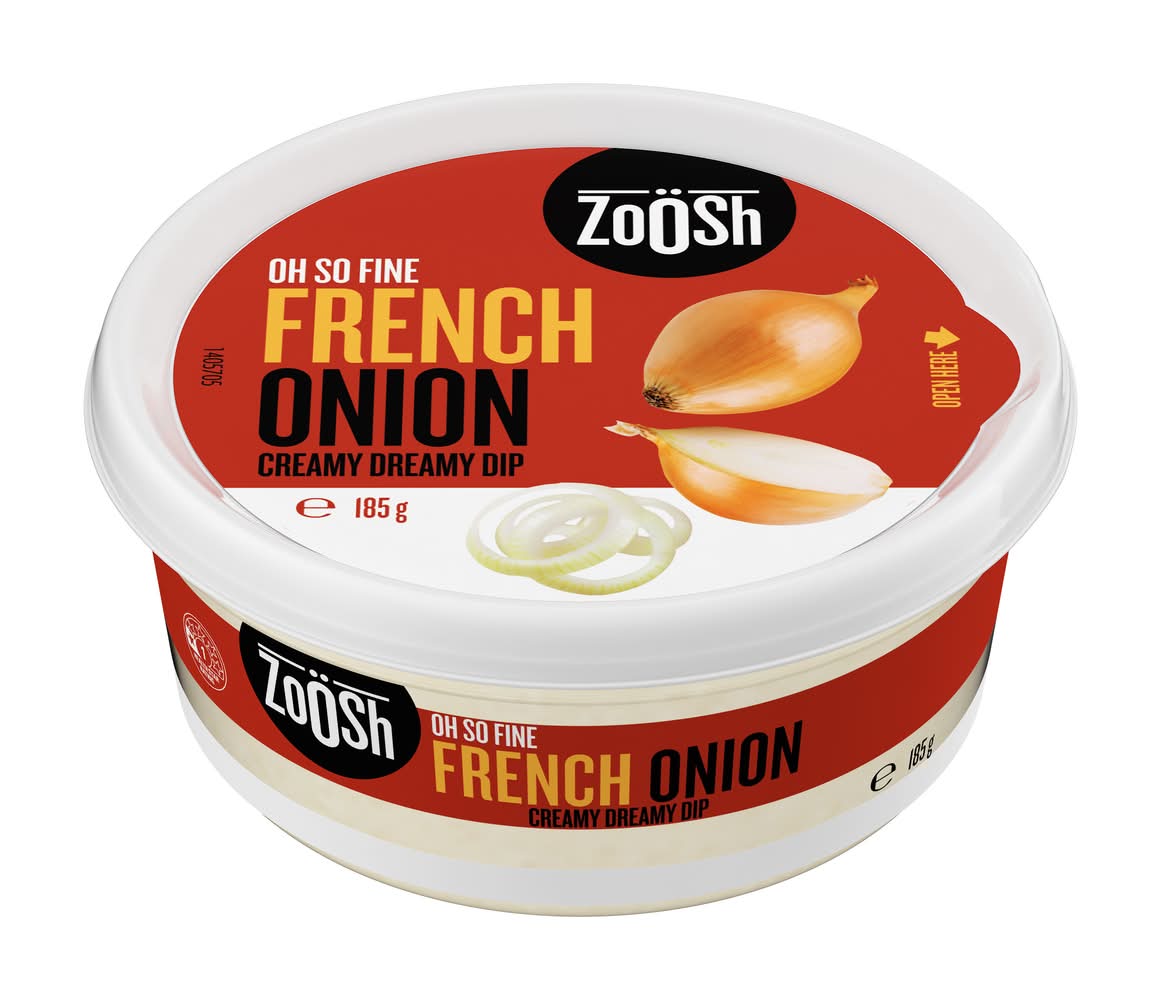 ZoOSh Oh So Fine Creamy Dreamy Dip, French Onion (185g)
