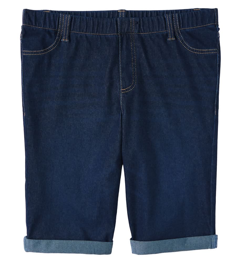 Serra Dark Blue Bermuda Jeggings, L