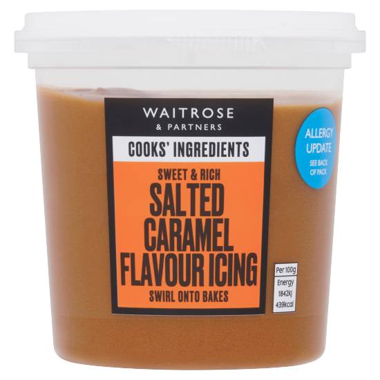 Waitrose & Partners Cooks Ingredients Icing (salted-caramel)