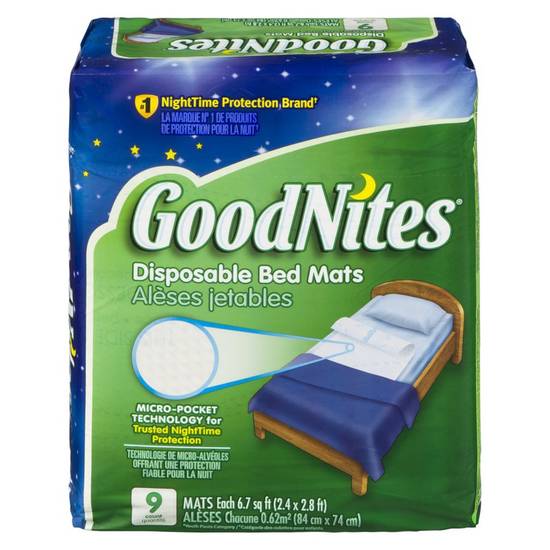 Huggies Goodnites Disposable Bed Mats (9 units)