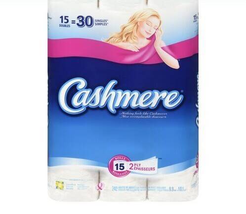 Cashmere papier hygiénique double 2 ply (15 rouleaux) - bathroom tissue double 2 ply (15 rolls)