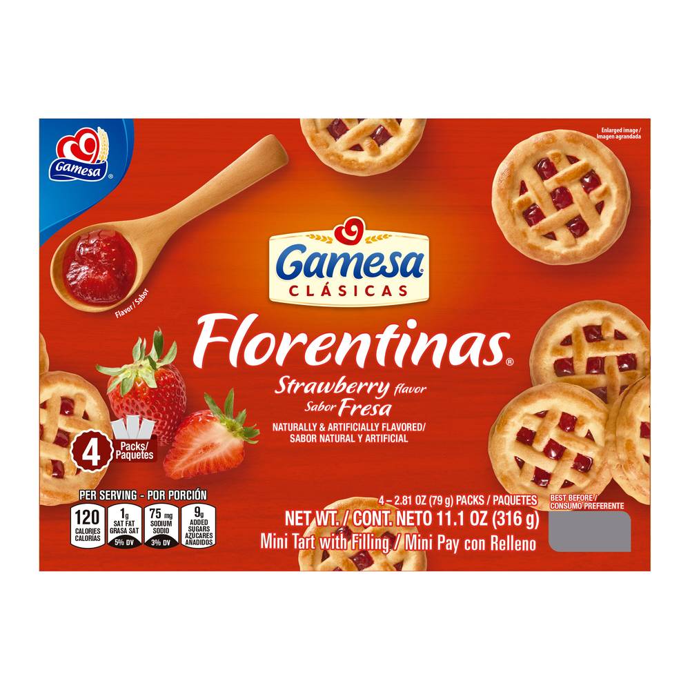 Gamesa Mini Tart Florentinas (strawberry)