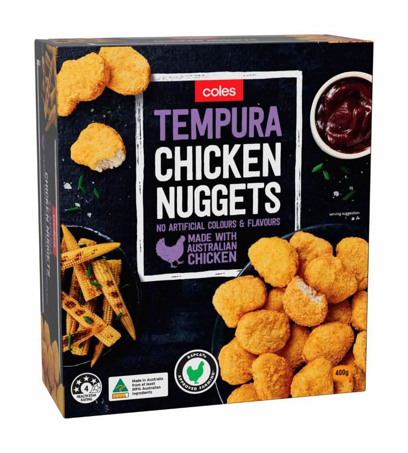 Coles Tempura Chicken Nuggets (400g)