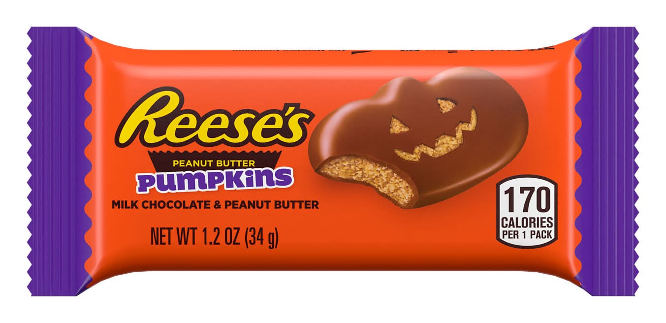Reese's Milk Chocolate Peanut Butter Pumpkins (1.2 oz)