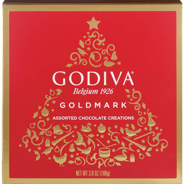 Godiva Holiday Goldmark, Gift Box, 9 ct, 3.8 oz