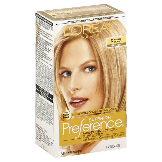 L'oréal Paris Superior Preference 9 Natural Blonde Hair Color