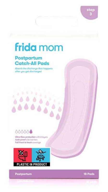 Frida Mom Postpartum Catch-All Pads (18 pack)