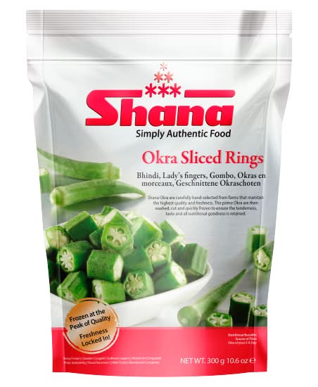 Shana Okra Sliced Rings (300g)