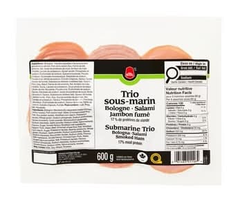 Royal Trio Sous-Marin, En Tranches / Submarine Trio Slices 600.0 G