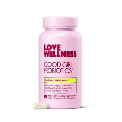 Love Wellness Good Girl Probiotics For Vaginal & Urinary Tract Health (30 ct)