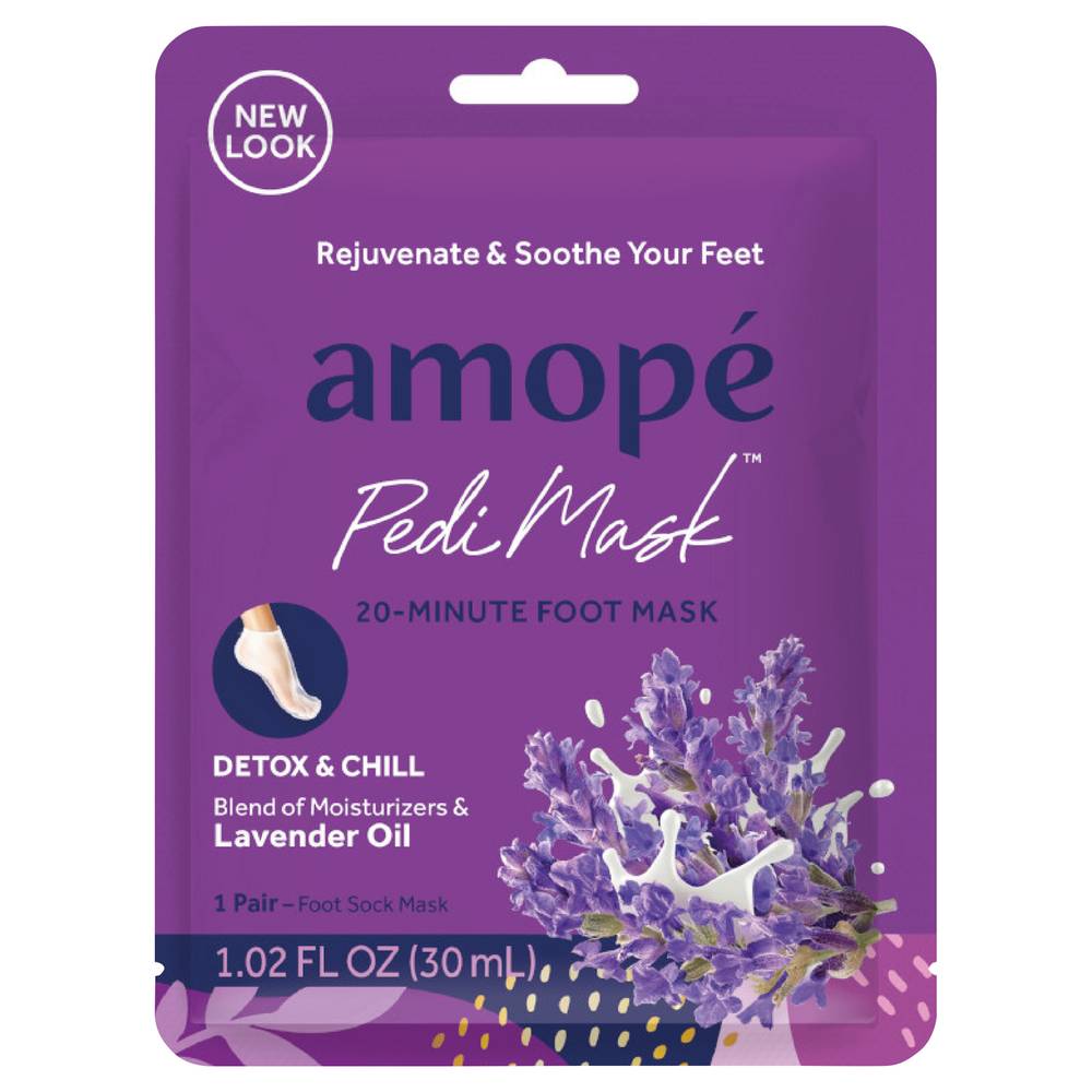 Amopé Pedimask Lavender Oil Foot Mask