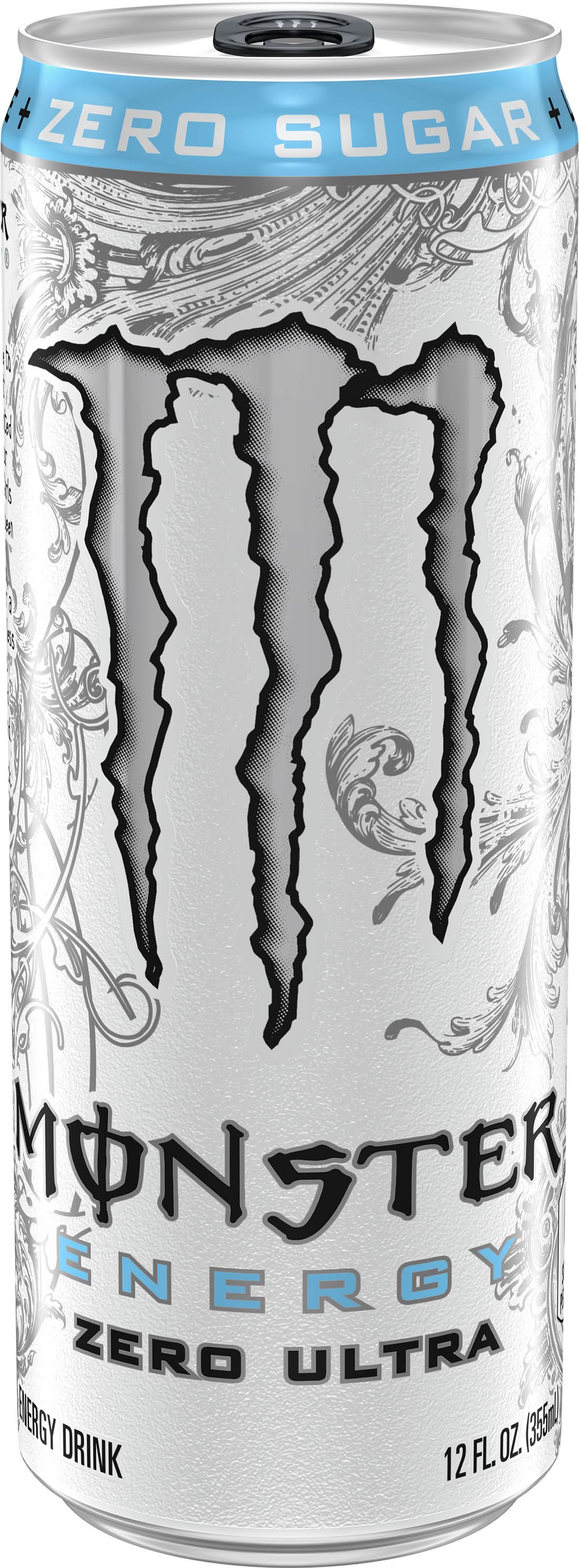 Monster Energy Zero Ultra Energy Drink (4 x 12 fl oz)