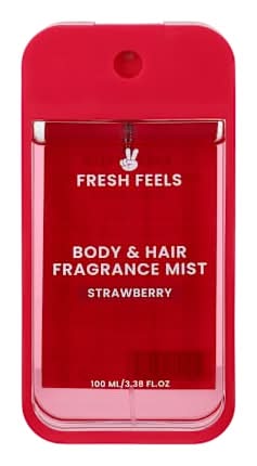 Fresh Feels Strawberry Body & Hair Fragrance Mist 3.3oz Strawberry