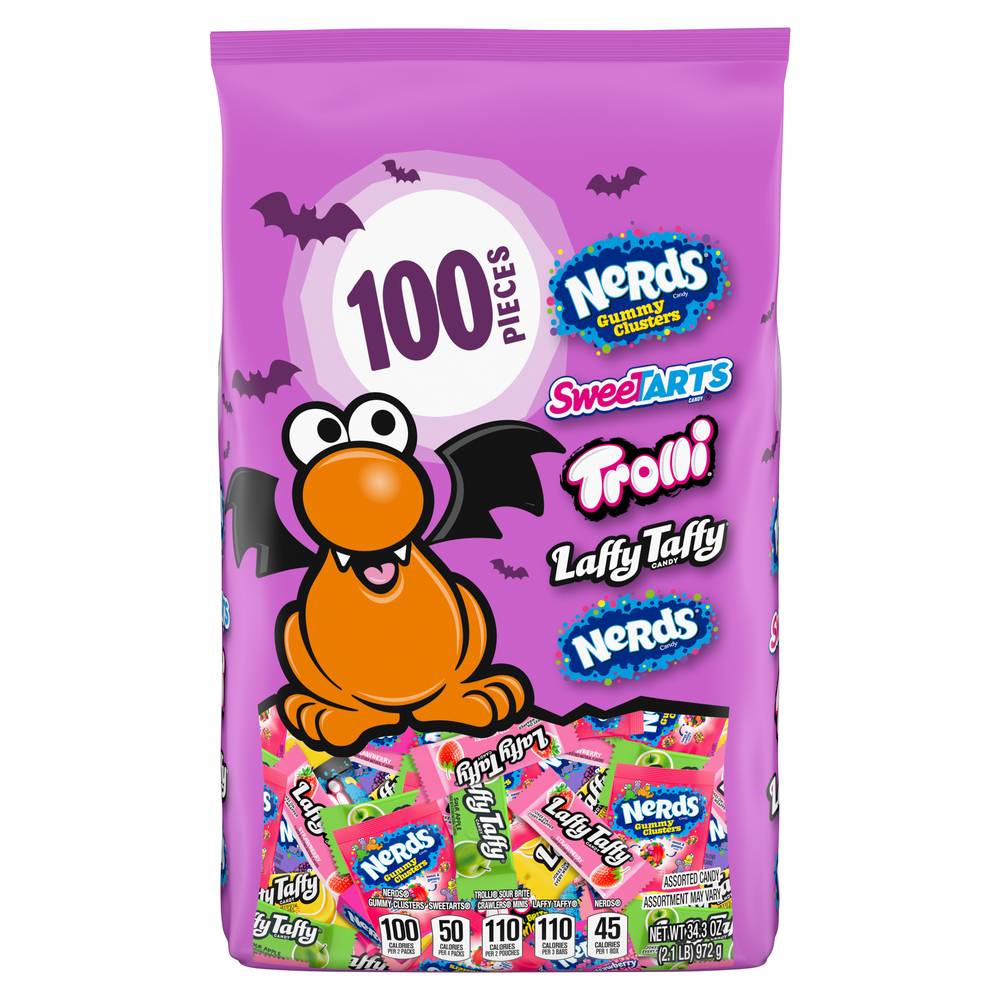 Nerds Halloween Assorted Candies Mixed Bag (34.3 oz, 100 ct)