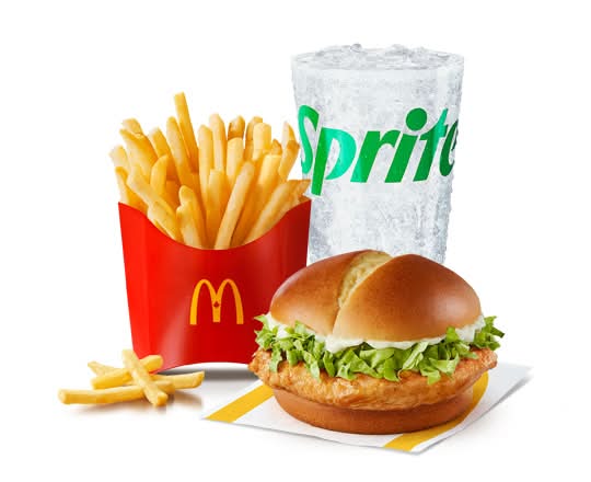 Grilled Chicken Sandwich Extra Value Meal [740-950 Cals]