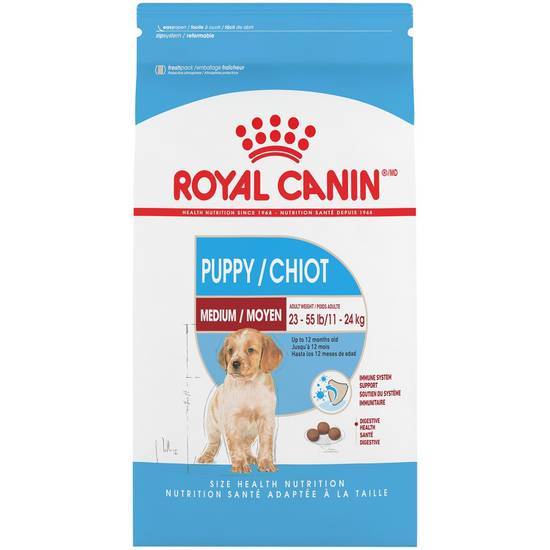 Royal Canin Medium Puppy Dry Food (30 lbs)