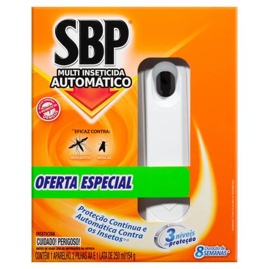 Sbp multi inseticida automático aparelho + refil (1 un)