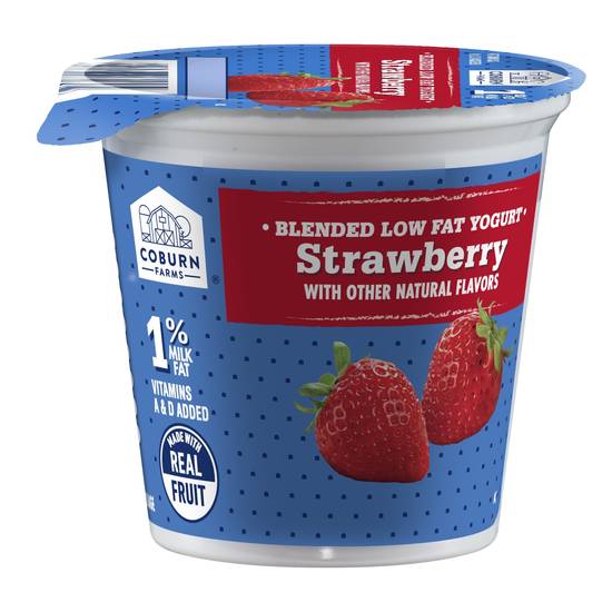 Coburn Farms Low Fat Yogurt, Strawberry