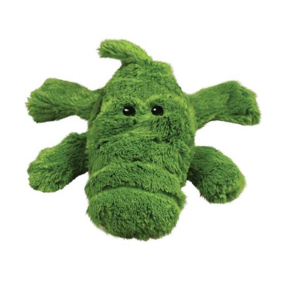 KONG® Ali The Alligator Dog Toy - Plush, Squeaker (Color: Green, Size: Medium)