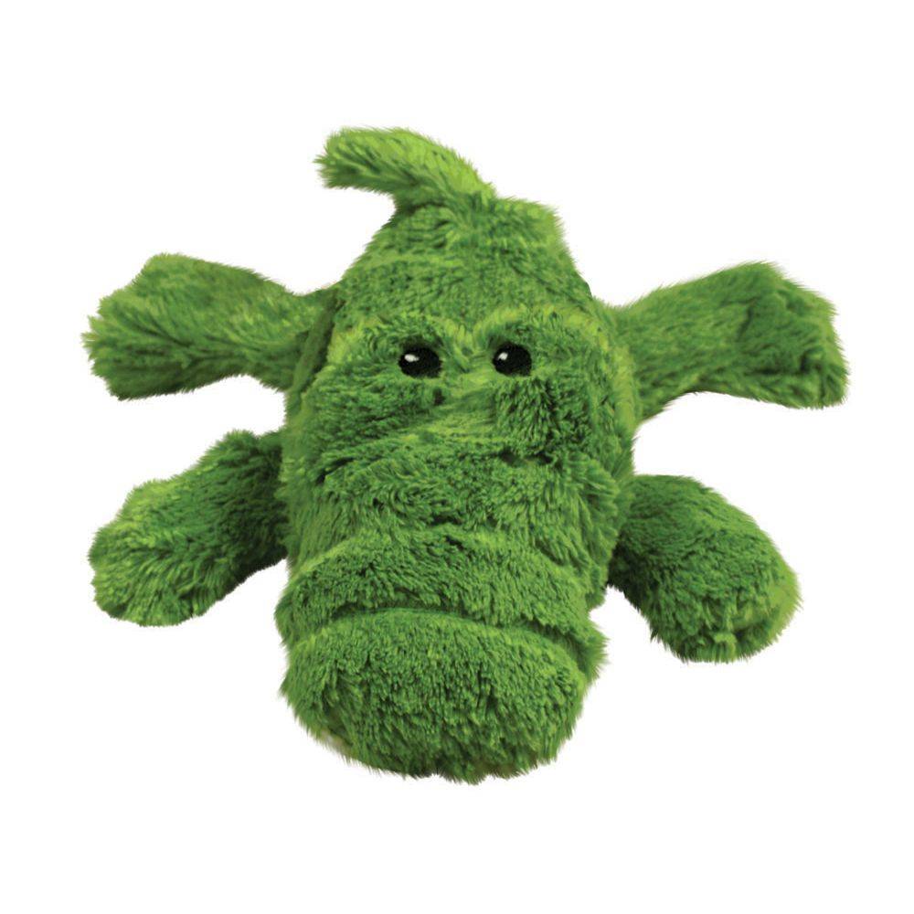 KONG Cozie Plush Dog Toy Aligator (medium) (green)