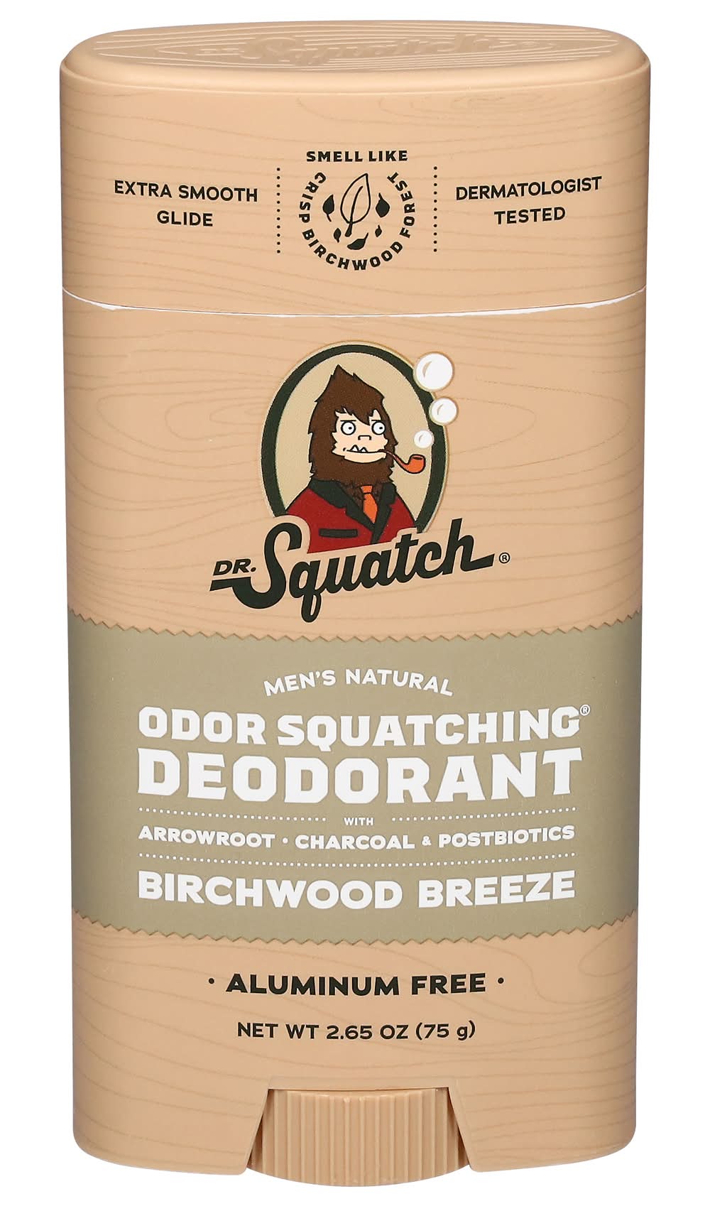 Dr. Squatch Odor Squatching Birchwood Breeze Deodorant (2.65 oz)