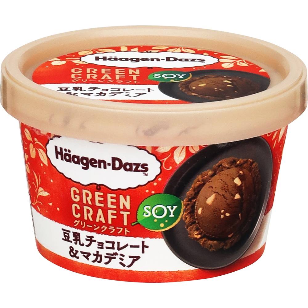 ハーゲンダッツ　ミニカップ　グリーンクラフト　豆乳チョコレート&マカデミア/110ml